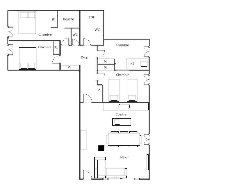 Appartement En Chalet 4 Etoiles Huez Екстериор снимка
